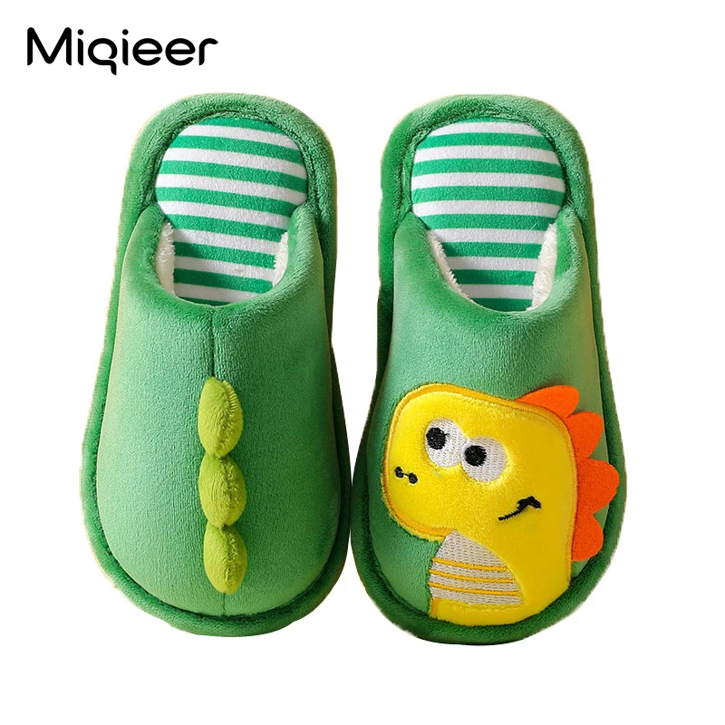 

Children's Shoes Kids Slippers Cute Cartoon Boys Girls Autumn Winter Indoor Home Shoes Soft Warm Non-slip Parent-child Slippers