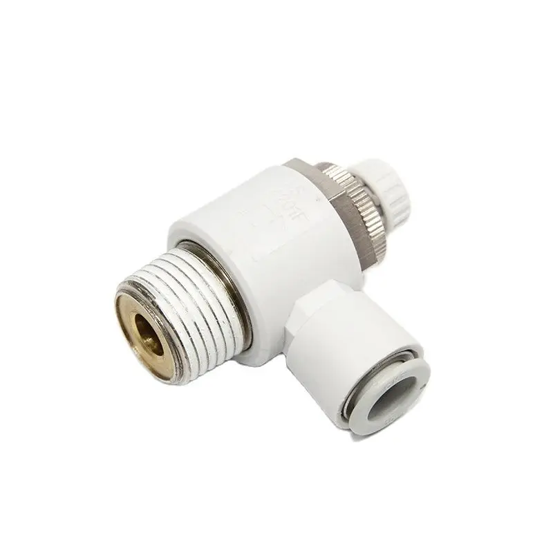 10pcs/lot AS1201F/AS2201F/M3/M5/01/02-03/04/06 Speed Control Throttle Valve Flow Control Cylinder Connector SMC type