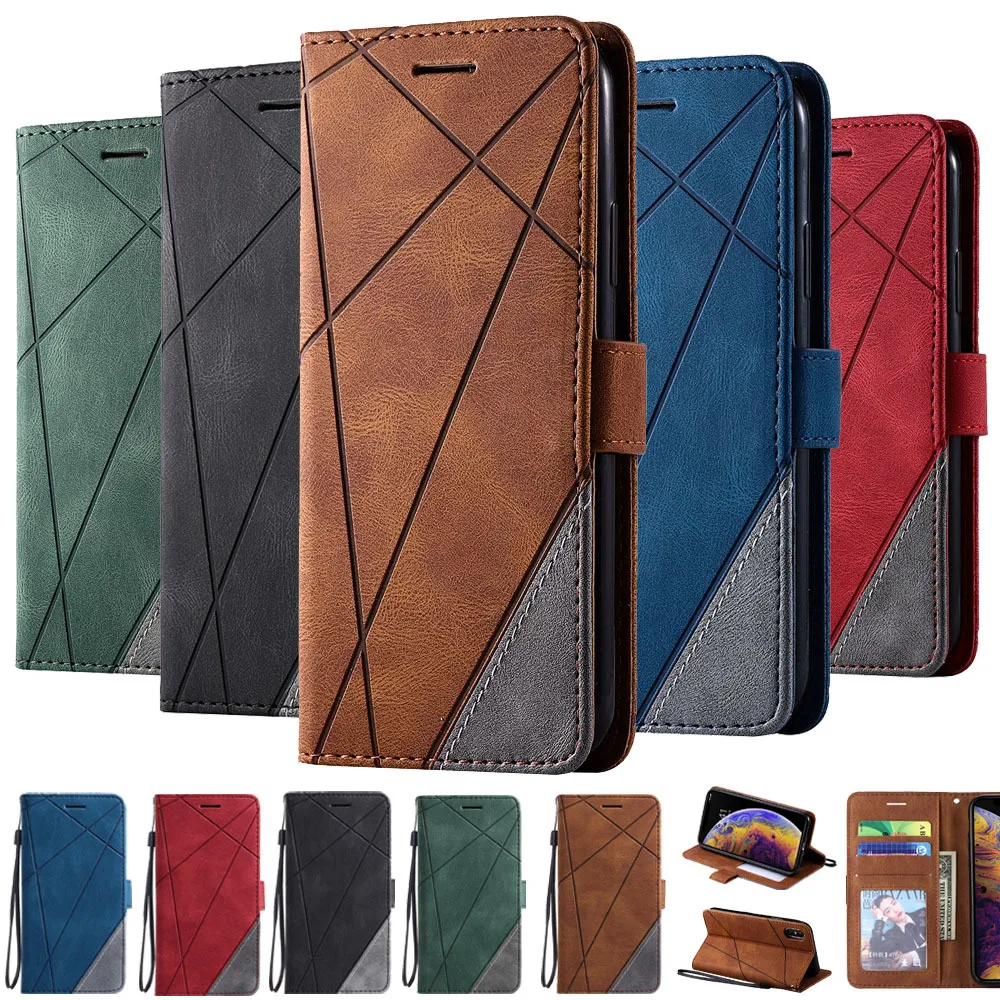 Flip Leather Case For OPPO A93 A74 A54 A55 A94 A95 4G 5G Reno 5Z 5 6 Pro Plus 5G Phone Holder Stand Wallet Card Book Cover