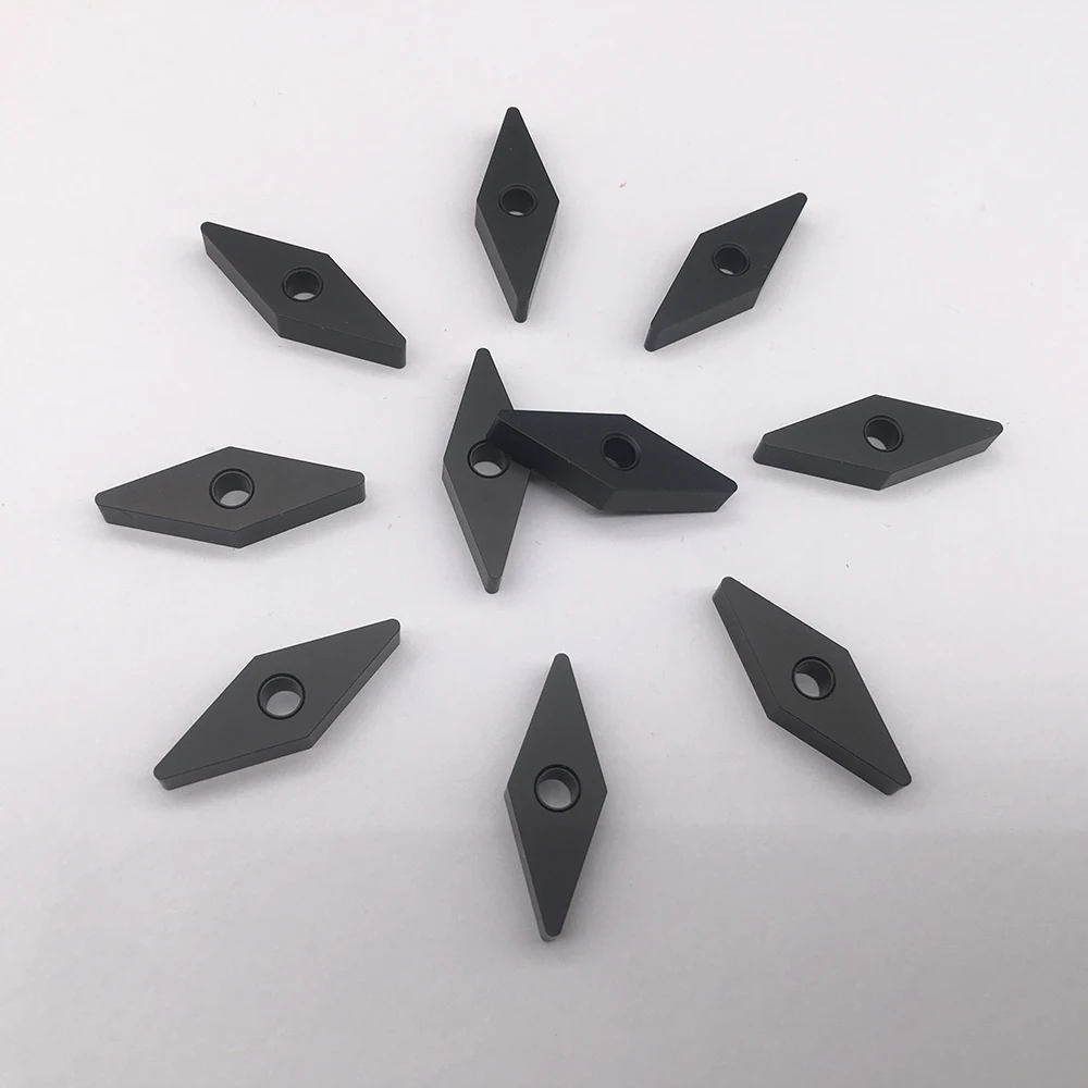 10PCS VNMG160408 KC3115 กลึงเครื่องกลึงโลหะเครื่องกลึงโลหะเครื่องมือ CNC โลหะคาร์ไบด์แทรก CNC สำหรับเหล็กหล่อ
