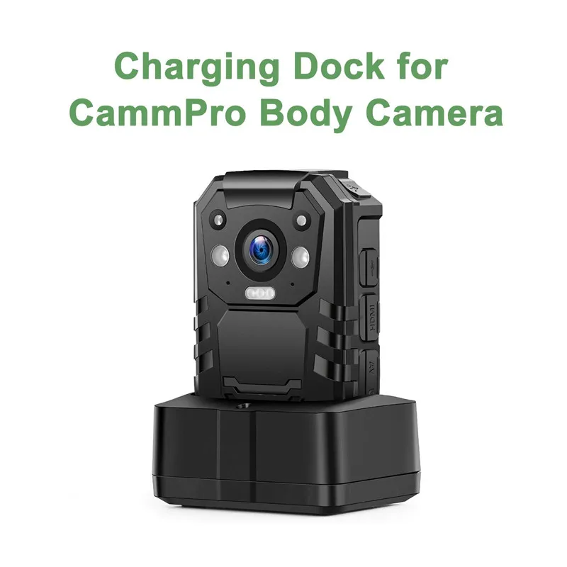 CammPro Single Docking Station for I826 M1n Body Camera, Charging Base of Police Camera