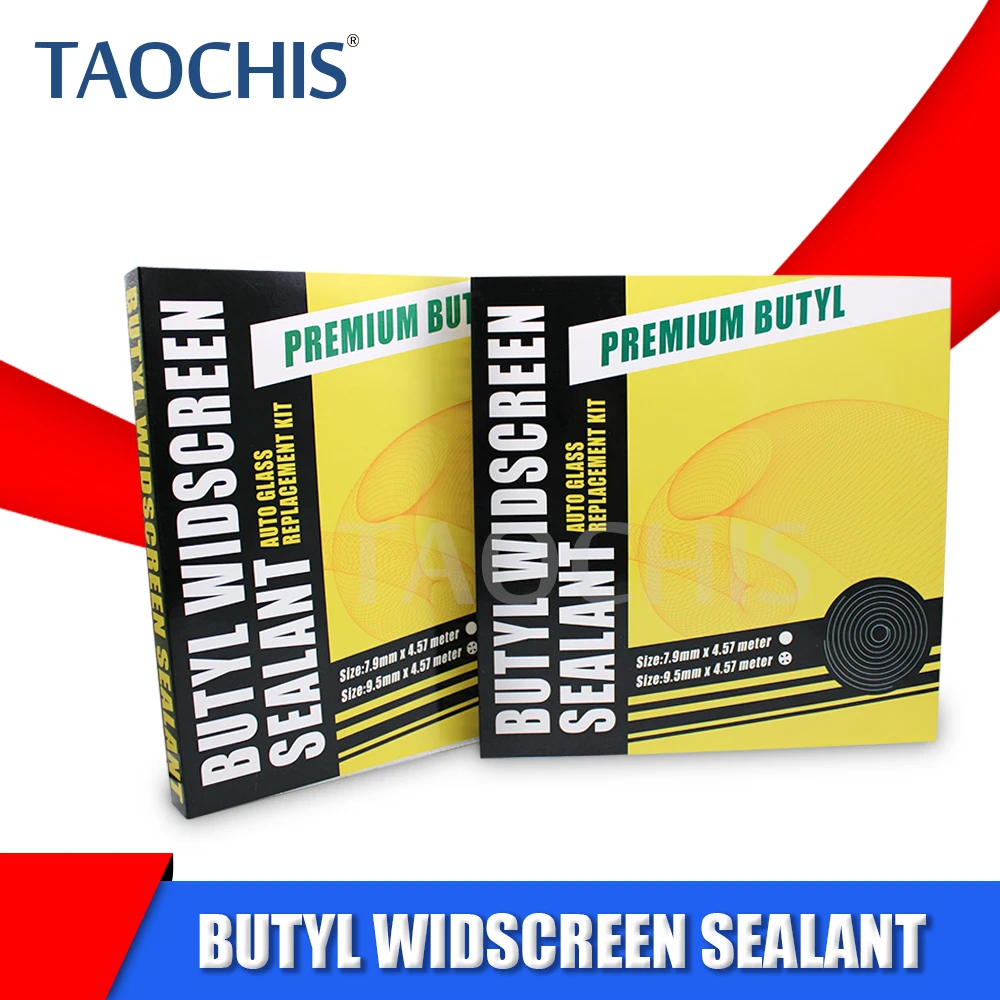 Black Snake Butyl Synthetic Rubber Glue Auto Headlight Headlamp Retrofit DIY Speaker Windscreen Adhersive Sealant Glass car