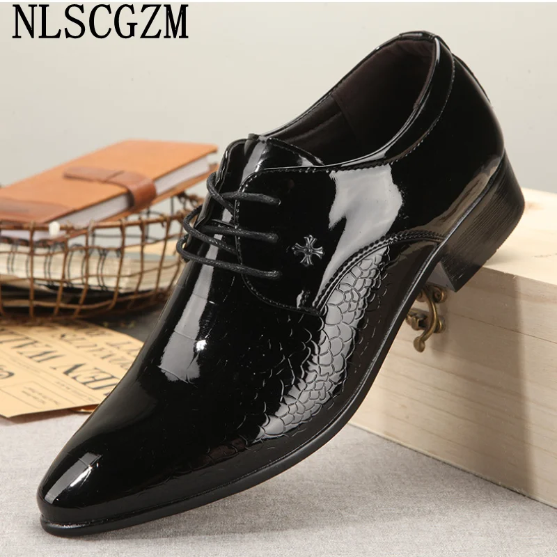 Official Shoes for Men Office 2024 Suit Shoes for Men Coiffeur Sepatu Italiano Wedding Dress Oxford Shoes for Men Patent Leather