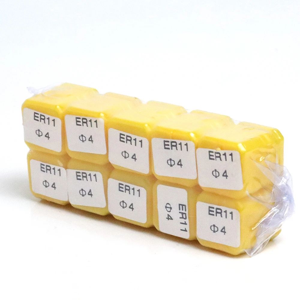 10Pcs ER11 4มม.Collet สำหรับ CNC และแกนหมุน CNC เครื่องแกะสลัก Milling เครื่องมือเครื่องกลึงโลหะ