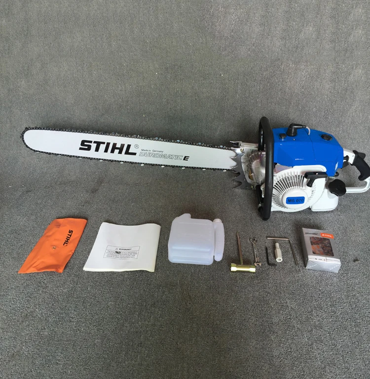 105CC Gasoline Chain Saw Single Cylinder Two-Stroke Air-Cooled High-Power 42 inch Bar Logging Saw MS070