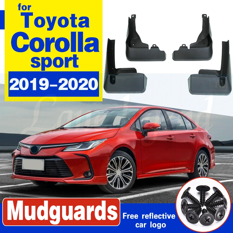 

For Toyota Sedan Corolla sport E210 Prestige Altis 2019 2020 Car Accessories Mud Flaps Splash Guards Fender Mudguard 4PCS
