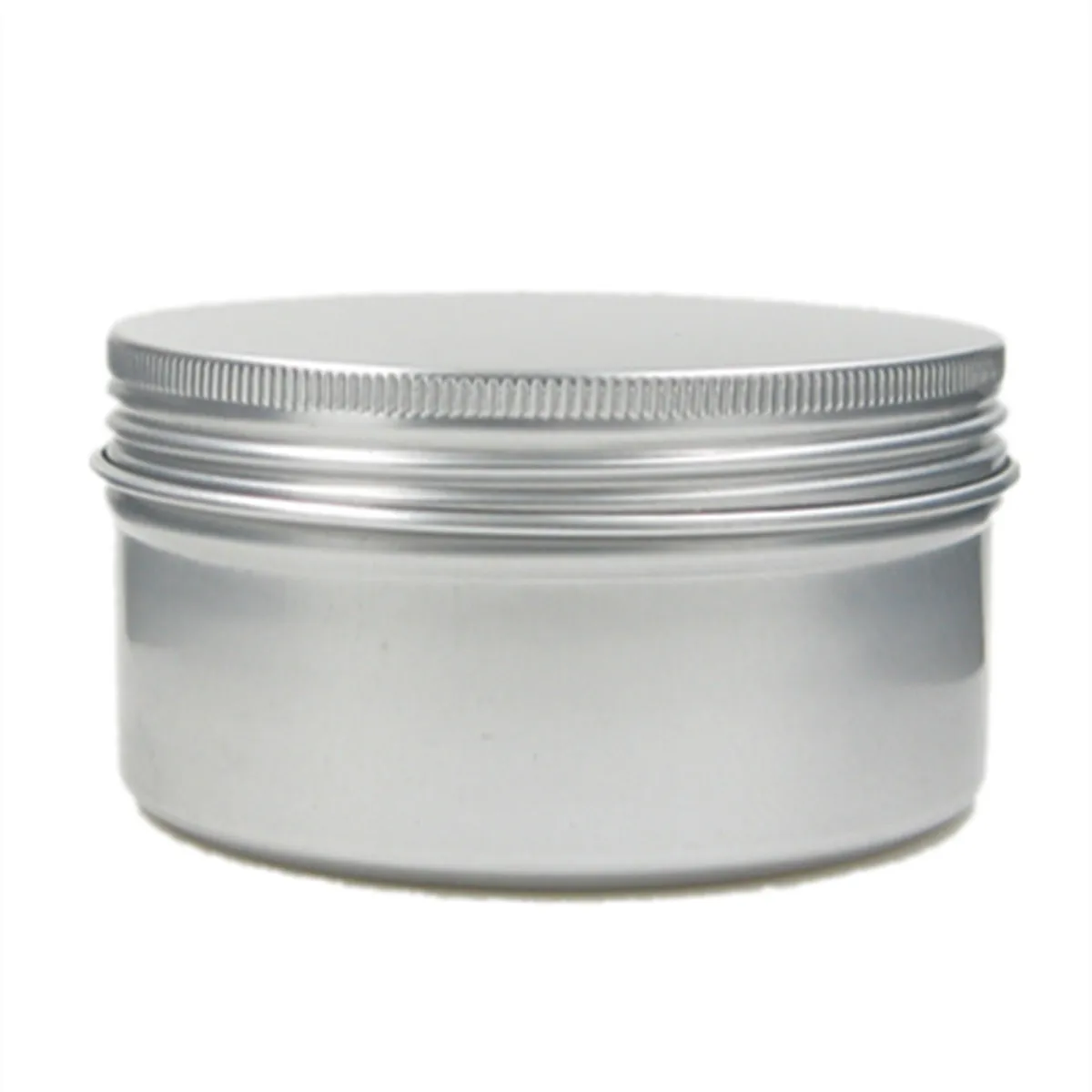 100ml/g 120g/ml 150g 200g /ml 250g/ml Aluminium Tins pot,case containers with screw thread window lid  for Lip Balm Gloss Candle