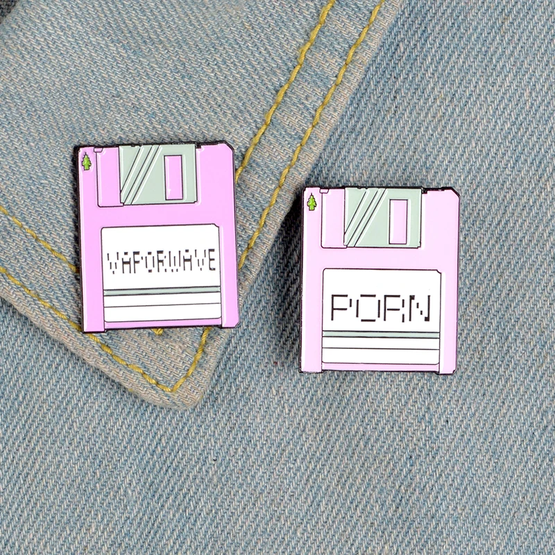 Shh! Secret File Enamel Pins Custom Vaporwave Brooches Bag Clothes Lapel Pin Badge Funny Jewelry Gift for Friends Drop Shipping