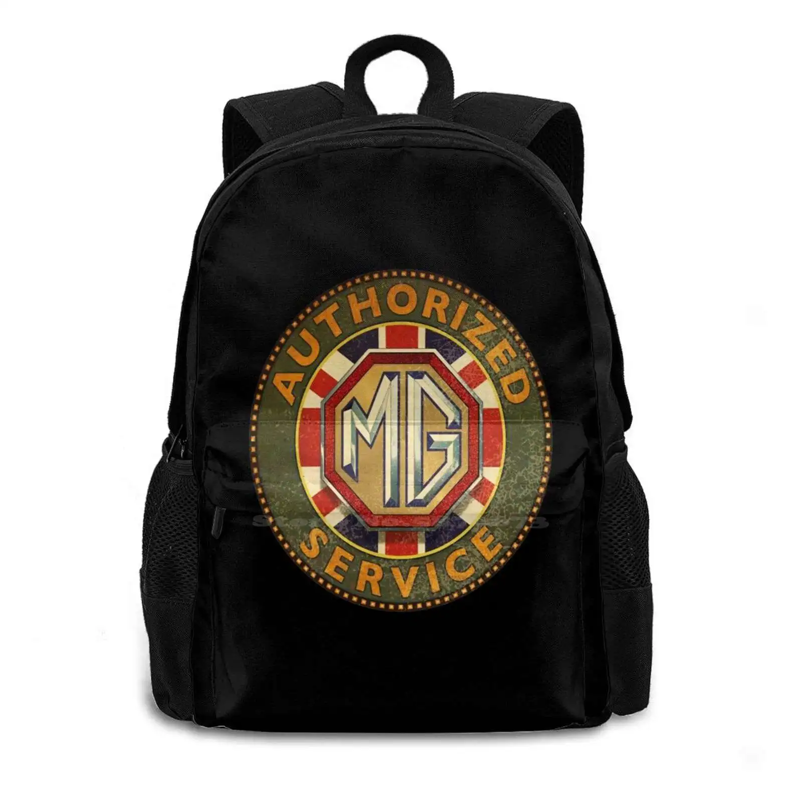 Mg Serviço Moda Mochila Escolar, Autorizado Travel Bag, Laptop, Mg, Mgb, Mga, Abingdon, Mgtd, Mgtf, Midget, Britânico, Britânico