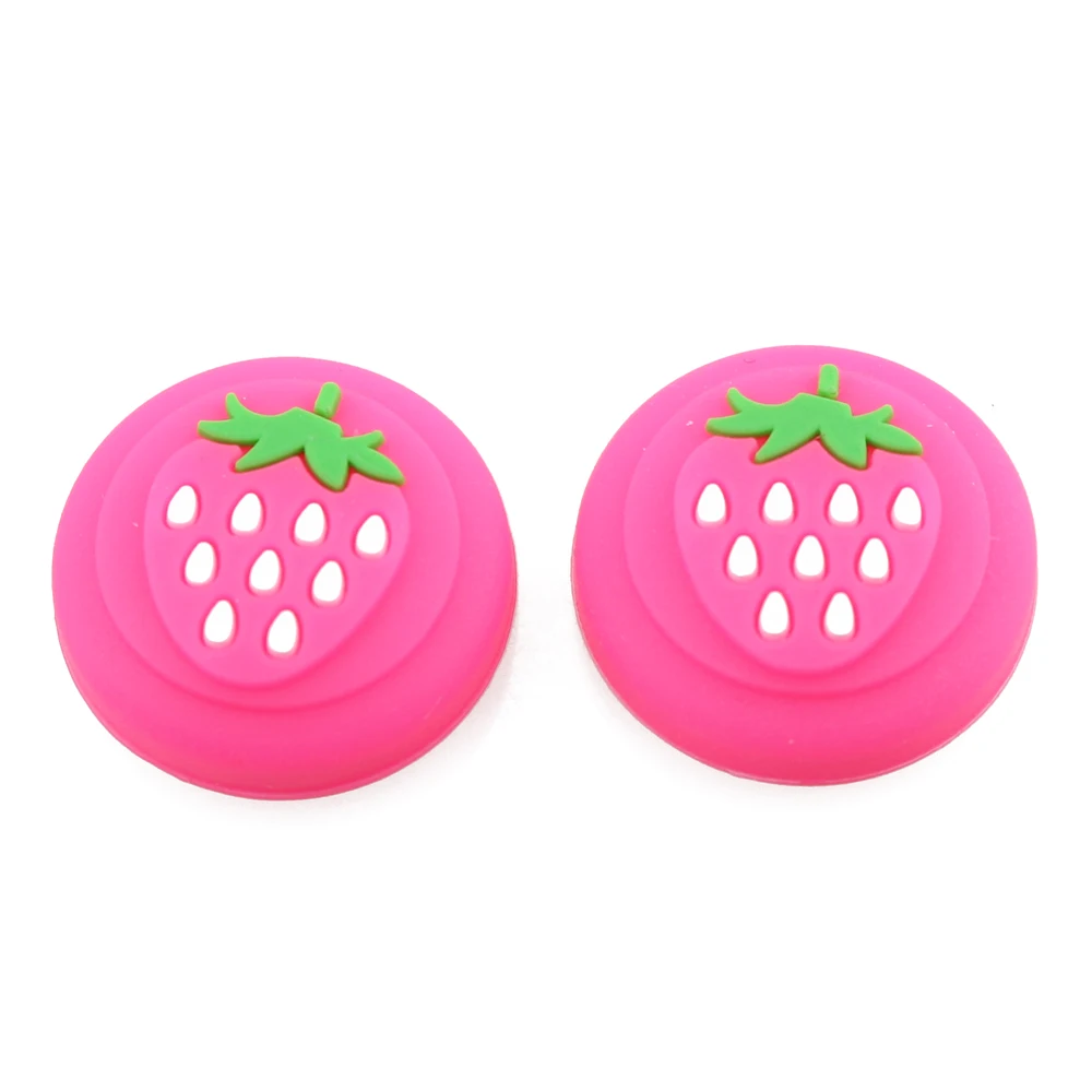 2Pcs Non-slip ThumbStick Grip Cap Cover For Nintend Switch Lite NS JoyCon Gamepad Controller 3D Along Joystick Button Cover