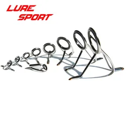 LureSport 9pcs 11pcs guides Set MN10 Top KW40 guide Heavy Boat Casting Rod Building component Repair fishing pole DIY Accessory