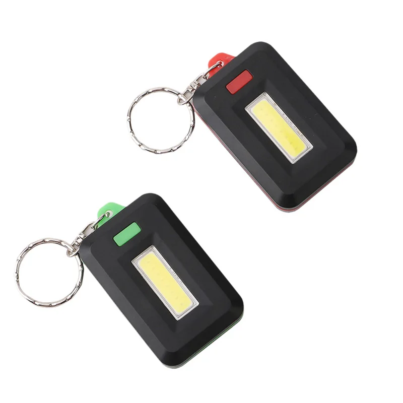 Mini Lamp Key Chain Ring Keychain Key Finder Find Lost Keyrings Random Color Lamp Torch Keyring LED Flashlight Light