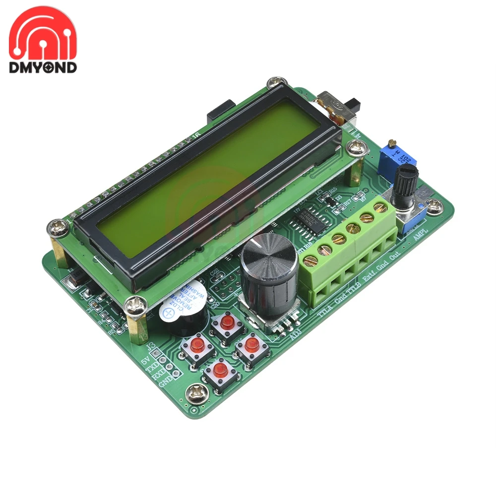 0.01Hz-5MHz FY1005S DDS Function Signal Generator Source Module Sine/Triangle/Square Wave TTL Output LED Digital Display