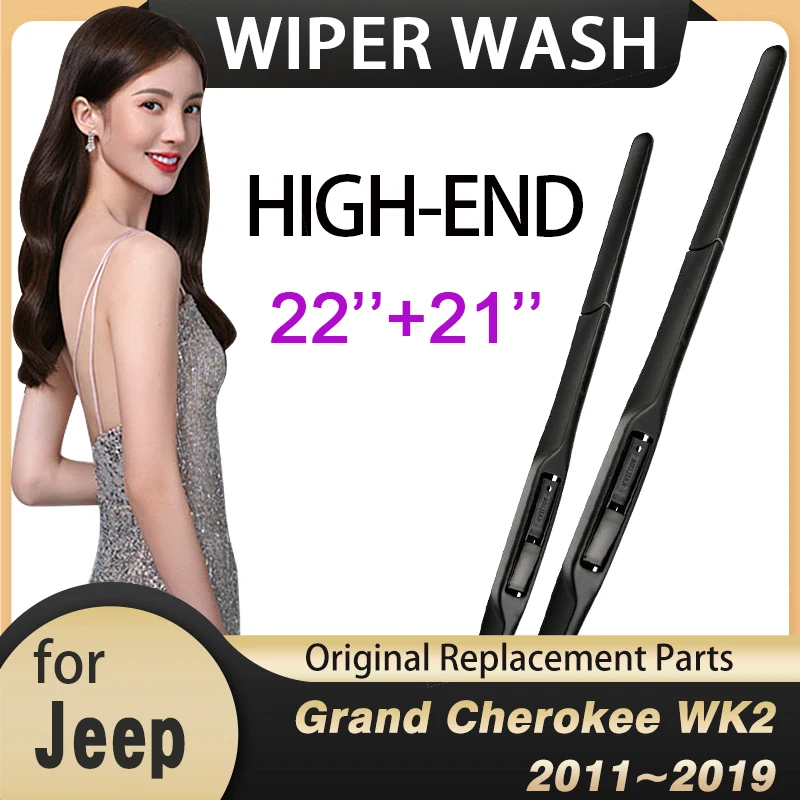 

Car Wiper Blades Windscreen for Jeep Grand Cherokee WK2 2011~2019 Front Window Windshield Wipers Car Accessories 2012 2013 2014