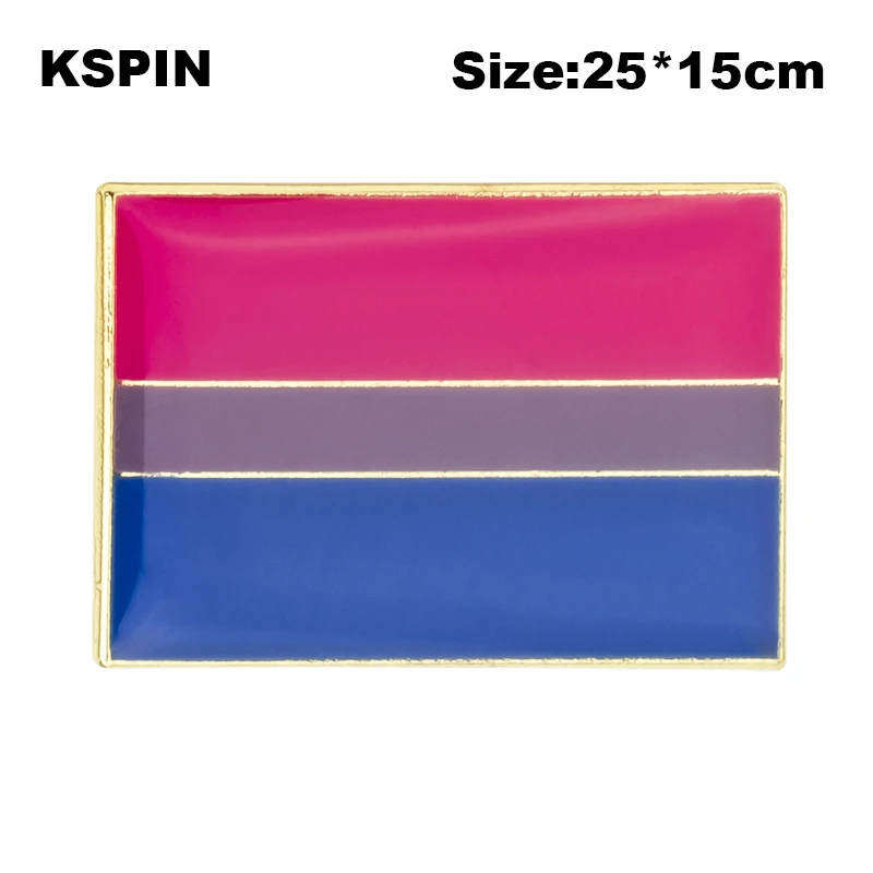 ♥確認用♥ Bisexual Pride Rainbow Gay Pride Lapel Pin Badges for Clothes in