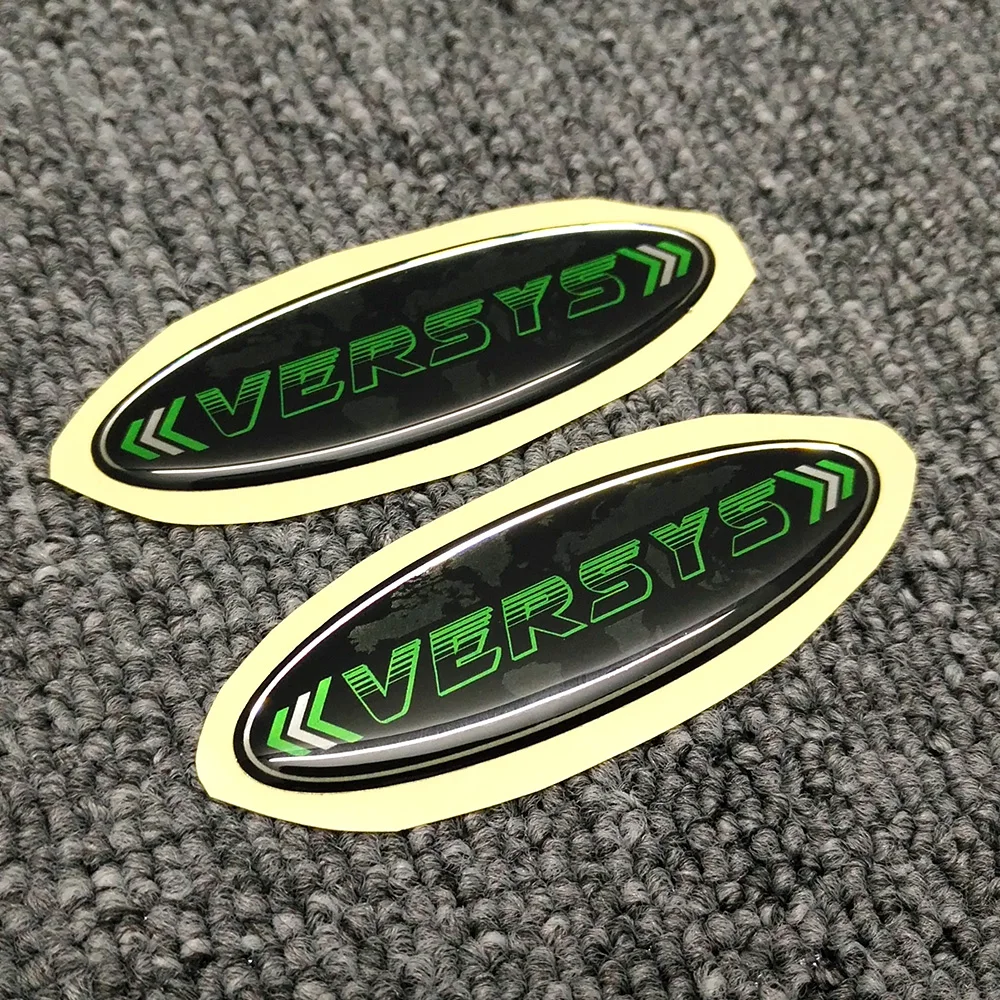 Helmet Protector VERSYS Stickers For Kawasaki 300 400 650 1000 Adventure VERSYS-X 250 Tank Pad Luggage Case Trunk Accessories