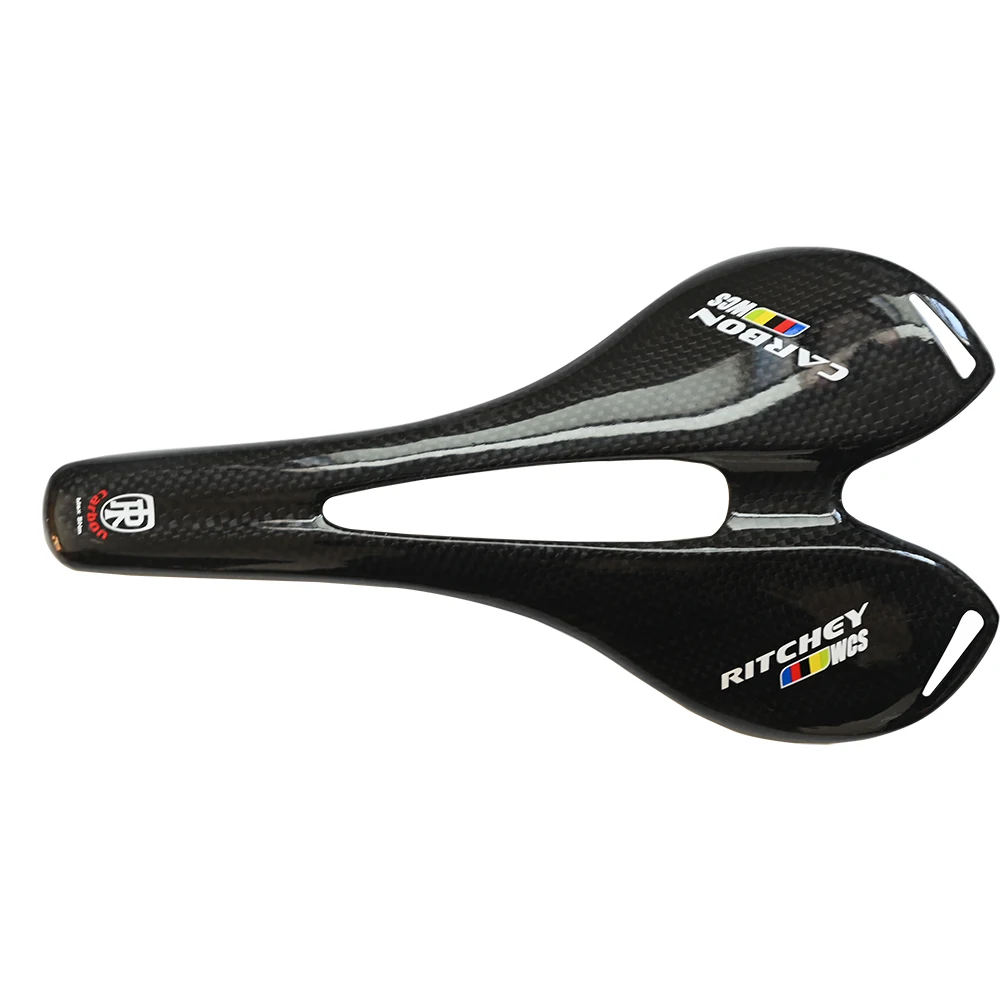 2023 3K Ultralight Carbon Saddle Bicycle vtt racing seat Wave Road Bike Saddle for men sans cycling Seat mat bike Spare Par