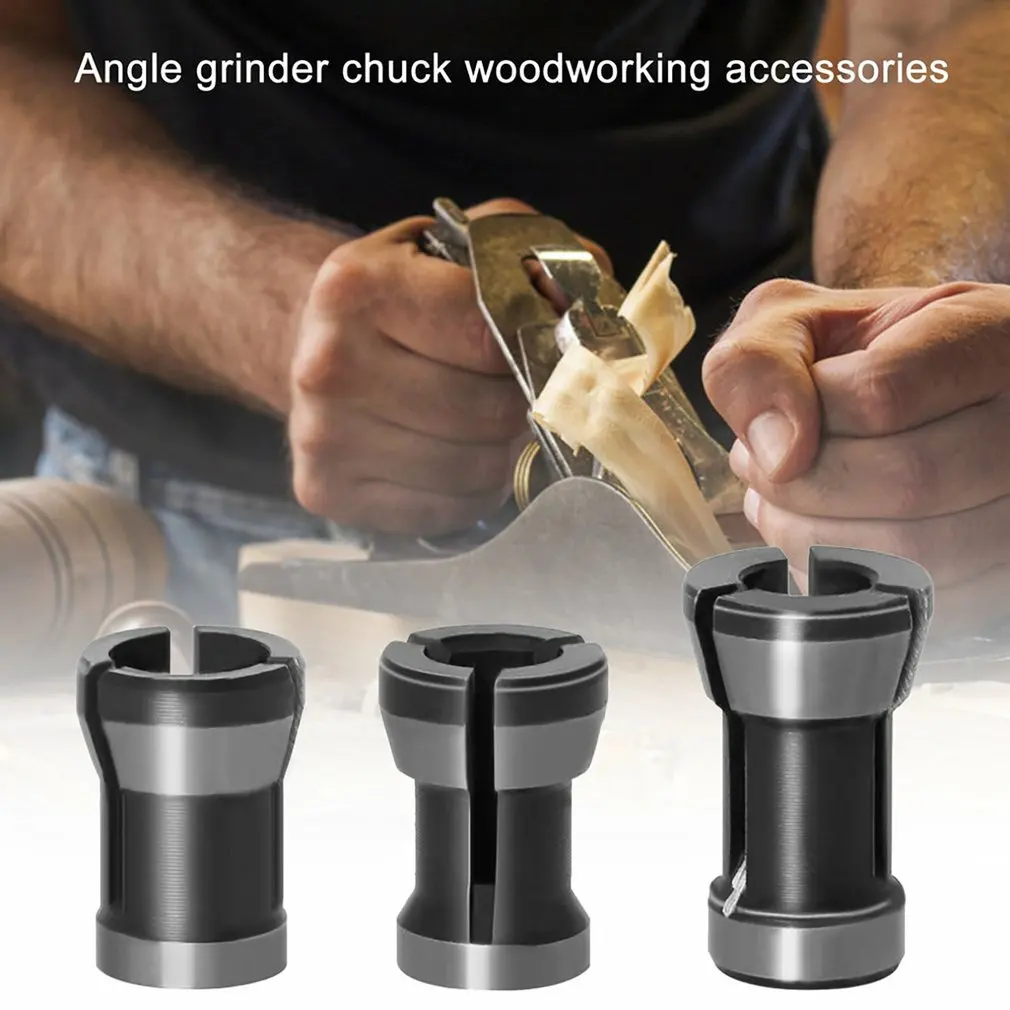 NEW 6mm 6.35mm 8mm Collet Chuck Adapter Engraving Trimming Machine Electric Router High Precision