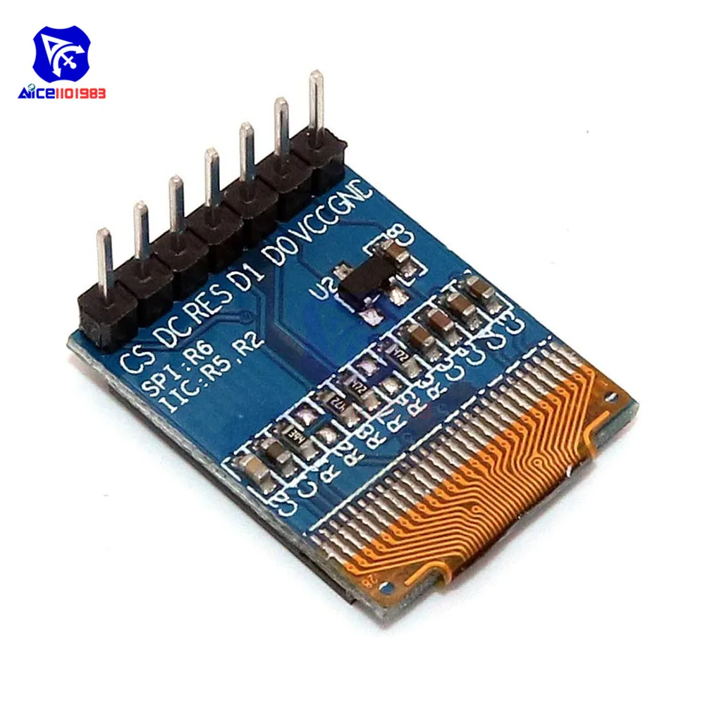 diymore 0.66 inch 6448 OLED LCD Display Module 64x48 4Pin IIC / 7Pin I2C SPI Interface LCD Display for Arduino AVR STM32