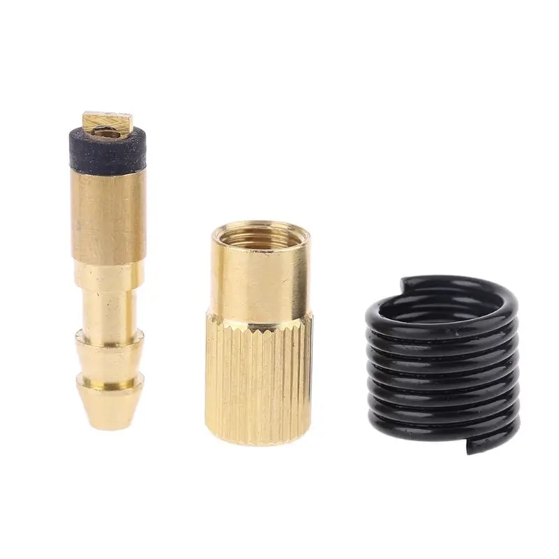 Tire Inflator Blow Gun Adapter Nozzle for standard pump Air Compressor Twist-On Type with Barb Connector