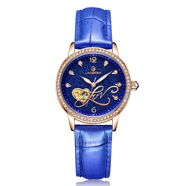 Top Brand Luxury Women  Mechanical Watches Crystal Diamond Female Party Watch Waterproof Lady Clock Best Gifts For Girlfriend