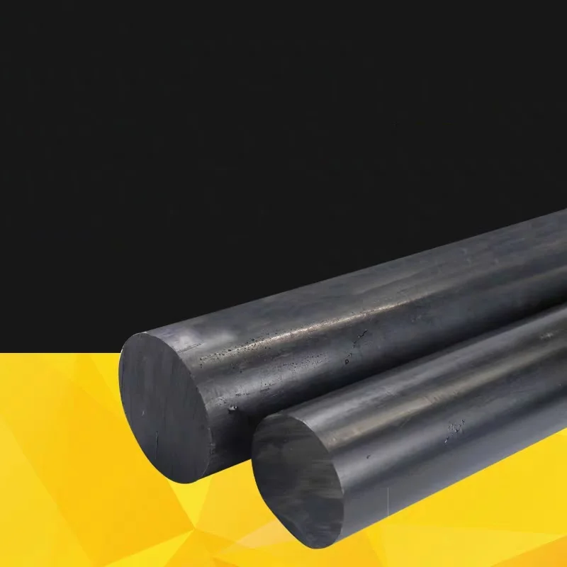 100mm length PA6 PA66 nylon rods sticks cylinder polyamide rod stick BLACK 15mm-50mm Outer diameter High Quality