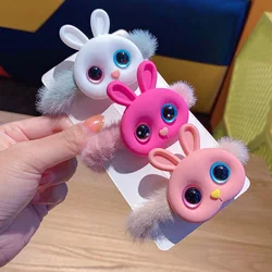 New Women Cute Cat Rubber Bands Elastic Hair Bands Korean Headwear Children For Girls Lovely Animal Hair Accessories Ornaments