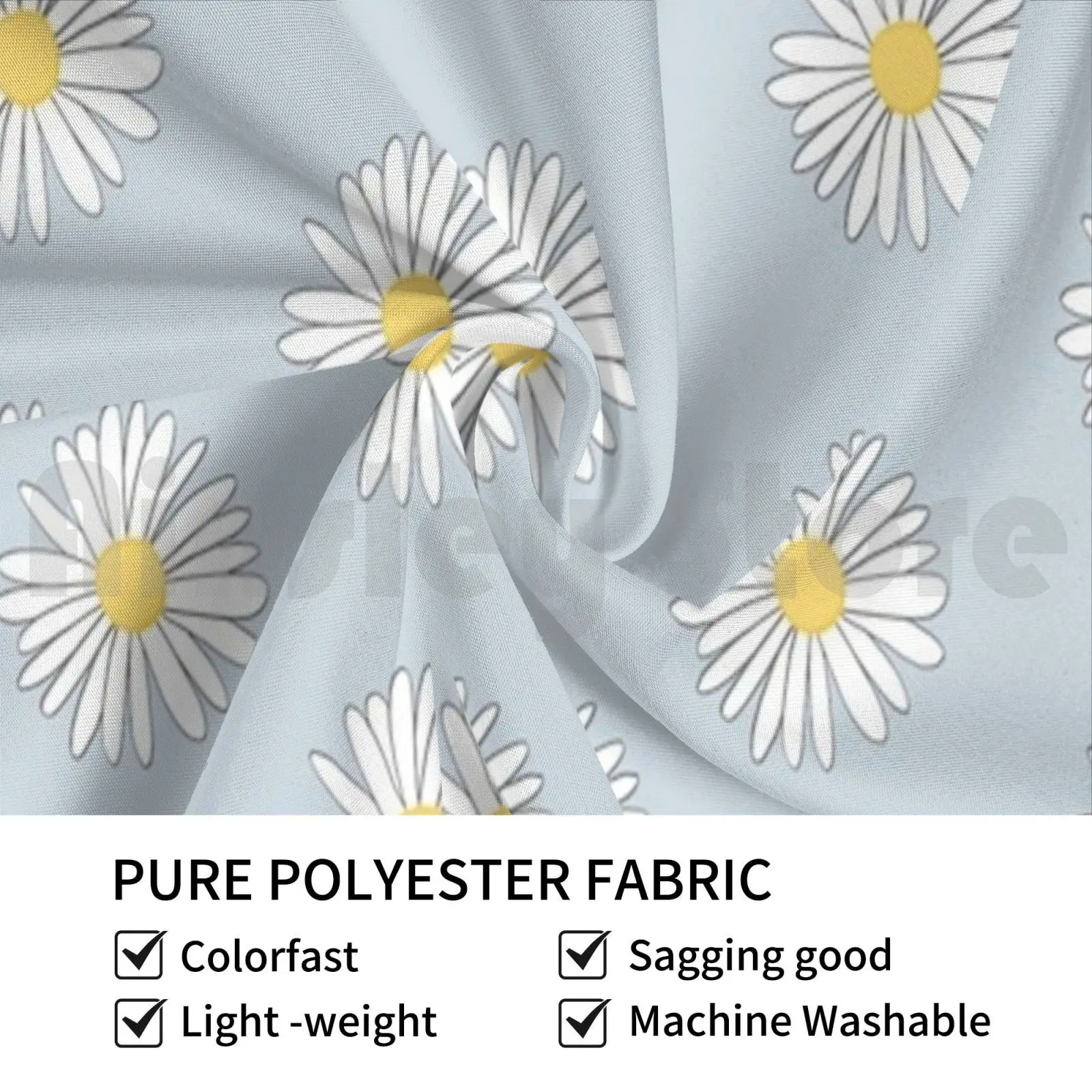 Tapestry Baby Blue Daisies 2445 Daisy Flower Floral Flower Daisy Cute Floral Simple Flowers