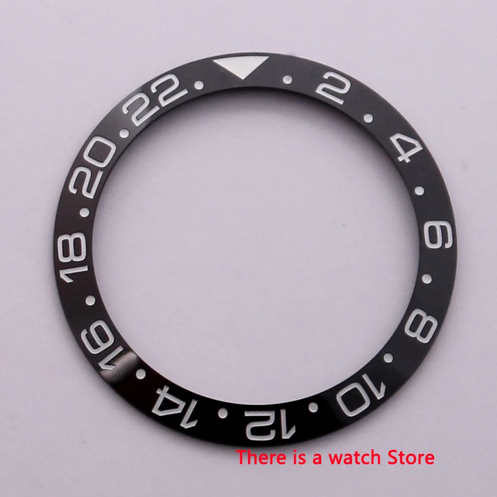 38mm  ceramic bezel Insert Super Luminous Fit for 40mm Automatic GMT Men\'s Watch