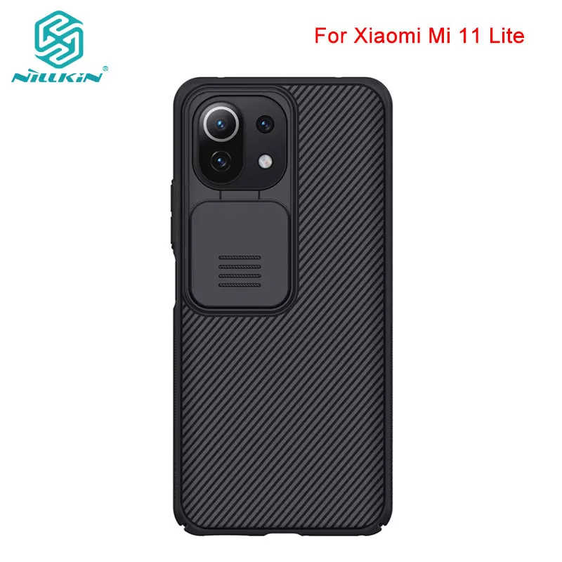 for Xiaomi Mi 11 Lite Case Nillkin Slide Lens Camera Protection Cover for Xiaomi Mi11 Mi 11 Ultra 5G 11i 11x 11T Pro Case