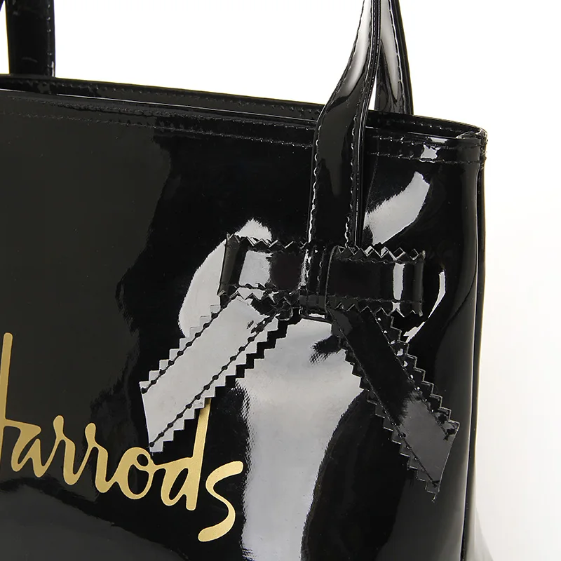Bolso grande impermeable de PVC para mujer, bolsa de hombro informal para compras, viaje, playa, Verano