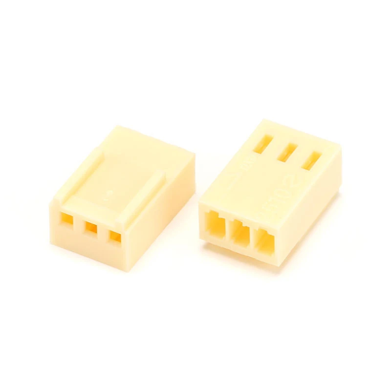 100pcs KF2510 connector rubber shell plug reed copper 2/3/4/5/6/8-12P pitch 2.54mm plug-in type