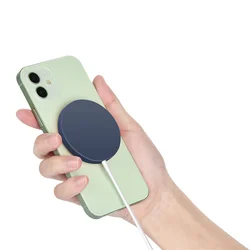 New Soft Silicone Phone Wireless Charger Adapter Protective Case Cover For Apple MagSafe iPhone New Accessories Wholesale