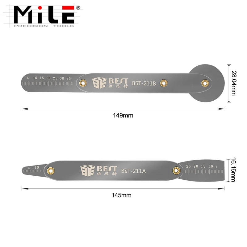 مجموعة أدوات الفتحه الشاملة لإصلاح الهاتف المحمول Mile-Universal ، عتلة تفكيك معدنية ، نقب فولاذية للهاتف المحمول ، أداة يدوية