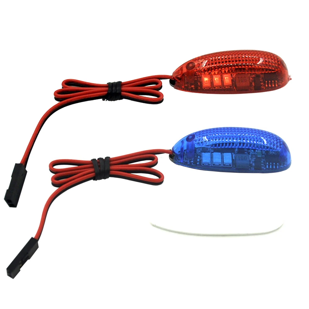 ZMR Niedrigen Spannung Warnung Navigation Licht Lampe Led Lithium-batterie Niederspannungs Summer Alarm Für RC festen-flügel Flugzeug drone