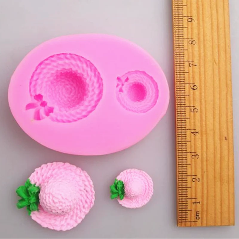 Hat Silicone Molds Cap Fondant Mold Resin DIY Party Cake Decorating Tools Candy Clay Chocolate Gumpaste Moulds