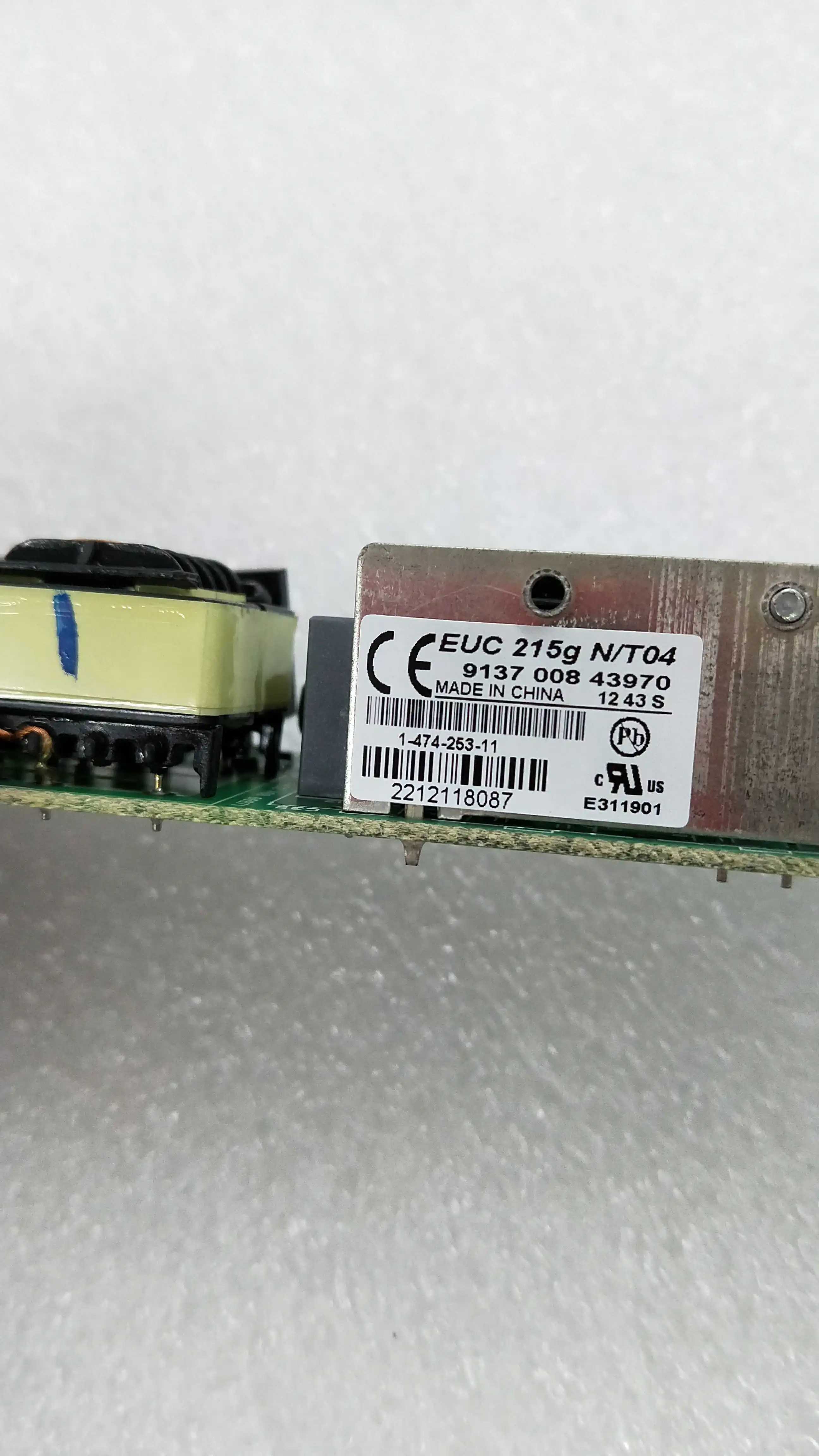 소니 프로젝터/악기 EX121 용 프로젝터 전원, 고전압 보드 라이터 보드 조명 전원