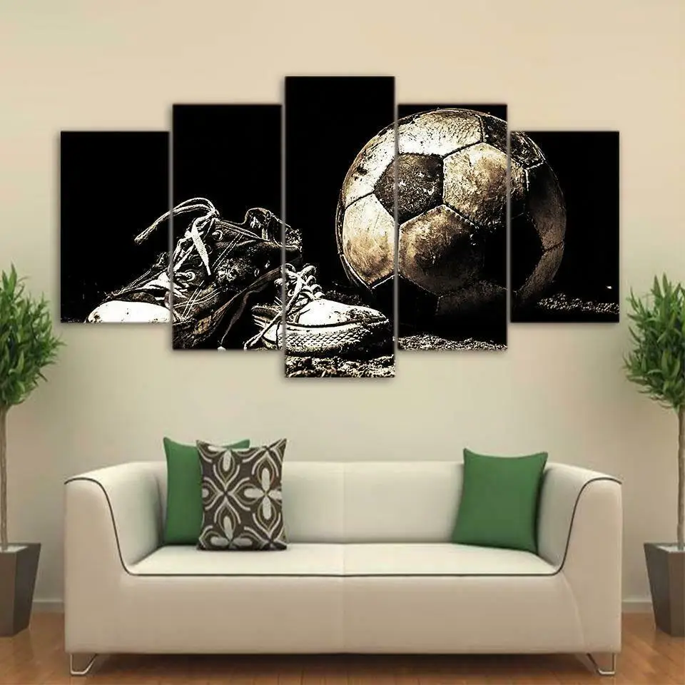 Worn-out Sport Football Sneakers Modern Home Wall Decor Canvas Picture Art HD Print Painting On Canvas for Living Room Unframe