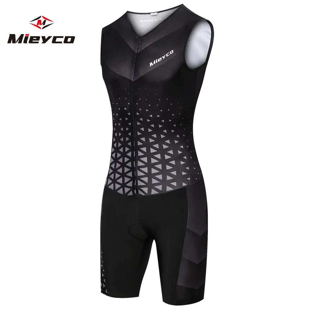 Men\'s Sleeveless Jumpsuit 2024 Pro Taem Triathlon Suit Ropa Ciclismo Maillot Cycling Jerseys Skinsuit Bike Clothing swimming