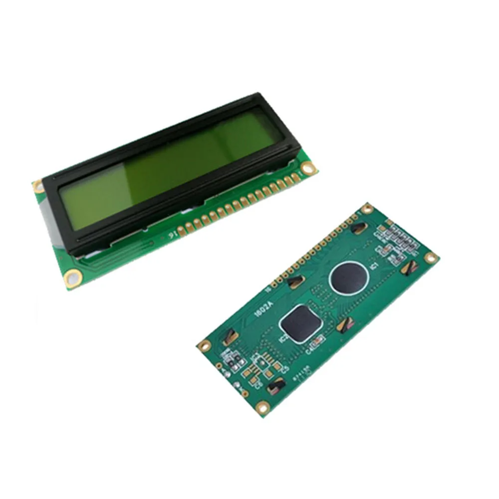 Display LCD Modulo con Giallo/Blu Blacklight 1602 5V LCD1602 PCF8574T PCF8574 IIC/I2C/Interfaccia 16x2 Carattere Per Arduino