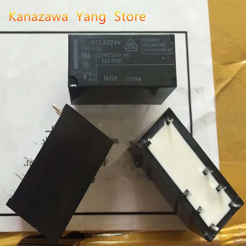 5 Pcs 10 Pcs  F1CA012V F1CA024V  Power Relay  FTR-F1CA012V FTR-F1CA024V 5A 8-PIN  F1CA012V Replace JW2SN-12V