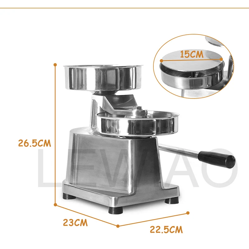 Высокопроизводительная ручная машина для производства гамбургеров Машина для формования гамбургеров