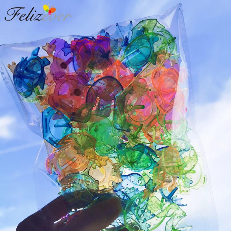 72PCS Little Transparent Plastic Toys Party Favors Gift Toys Pinata Surprise Eggs Fillers Goodie Bag Jumping Frog