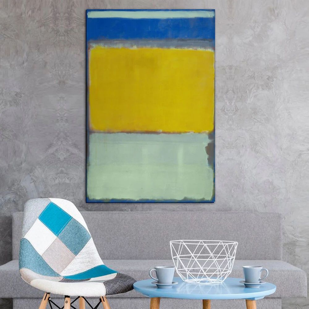 Mark Rothko Art Print, Modern Abstract Art Poster, Canvas Wall Art, Colors Abstract Art Print, Exhibition Poster, Room Decor