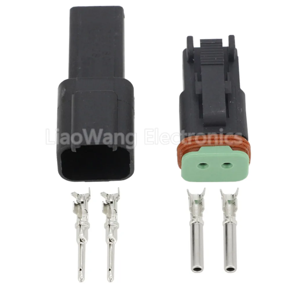 Schwarz 5 Sets 2-polig/2-Wege DJ3021Y-1.6-11/21 DT-Steckverbinder DT04-2P/DT06-2S Wasserdichter Automobil-Kabelstecker – Detail 4