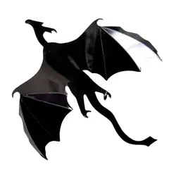 7Pcs/Set Wall Stickers Halloween Flying Dragon Gothic DIY Fantasy Wall Art Decals Home Decoration Stickers