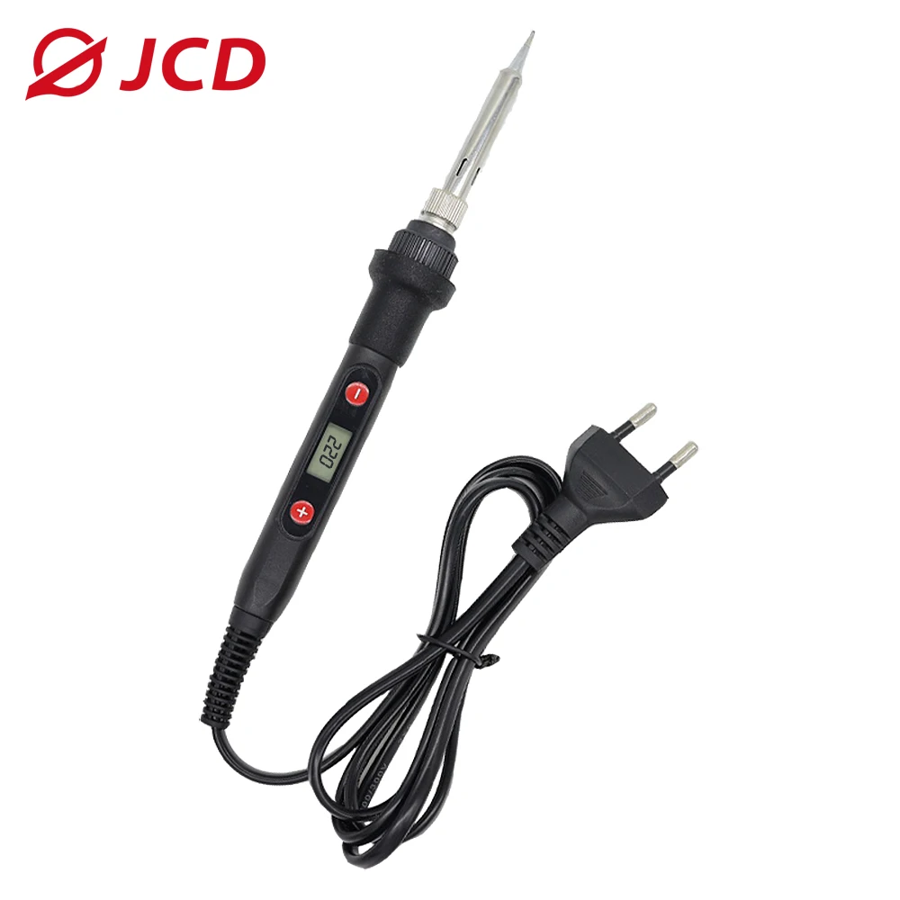 JCD 80W Digital Electric Soldering Iron Set Temperature Adjustable 220V 110V Welding Tool Ceramic Heater Soldering Tips Rework