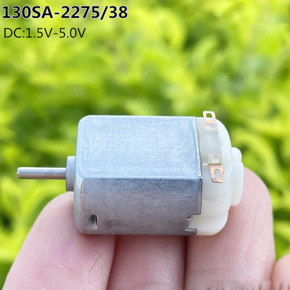 5PCS/lot 130 Micro DC Hobby Motor 3V-5V 20500RPM Miniature Electric Motor Four-wheel Motor Small  Toys Hobbies Smart Car