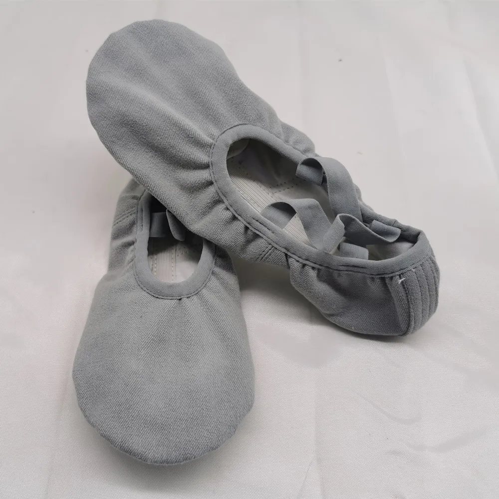 Cotton Lining Schoenen Camel Grey Buty Do Tanca Ballet Ballerine Zapatillas De Ballet Bailarinas Dancing Shoes Chaussure Homme