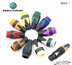 1pcs/10pcs BXX NEUTRIK color xLR plug tail sleeve left and right channel color identification for NC**XX NC3FXX NC3MXX